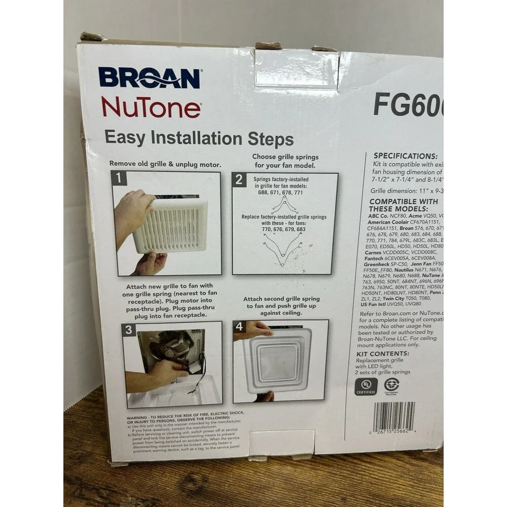 Broan upgrade look